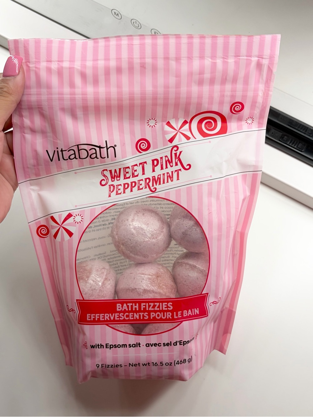 Vitabath Sweet Pink Peppermint Bath Fizzers